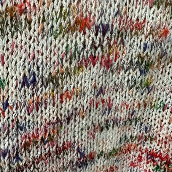 LOFT multi colored open cardigan sweater - Picture 3 of 4